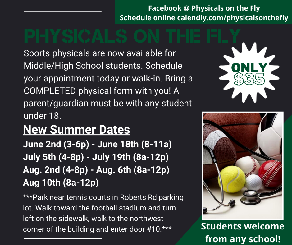 RP Summer Physical Info