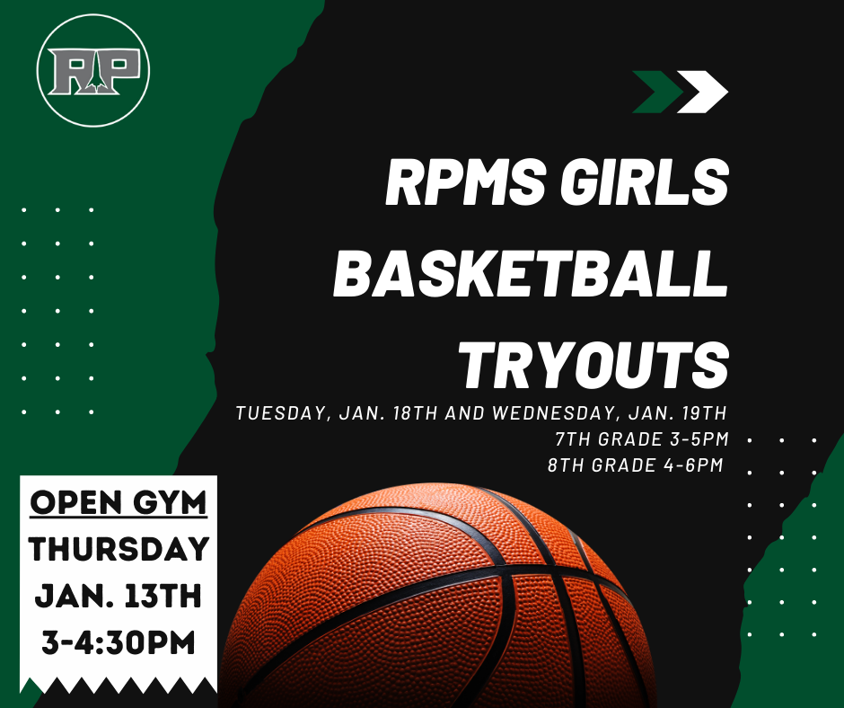Basketball tryout flyer