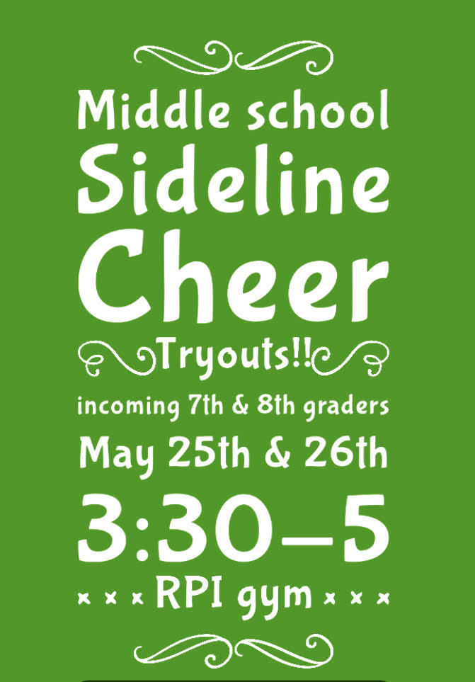 Sideline Cheer Info Text