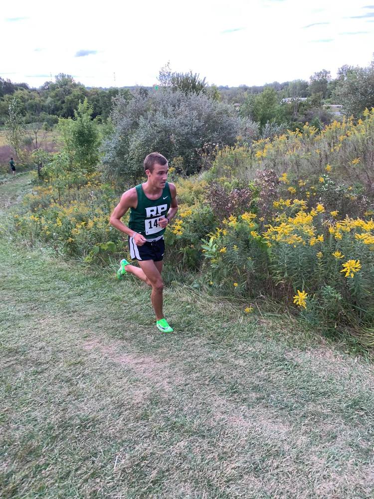 Klay Grant running at the West Ottawa Invite