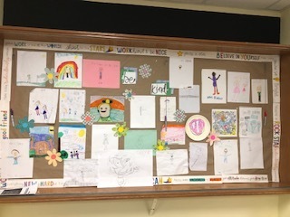 Pictures that our kids drew of their teacher.